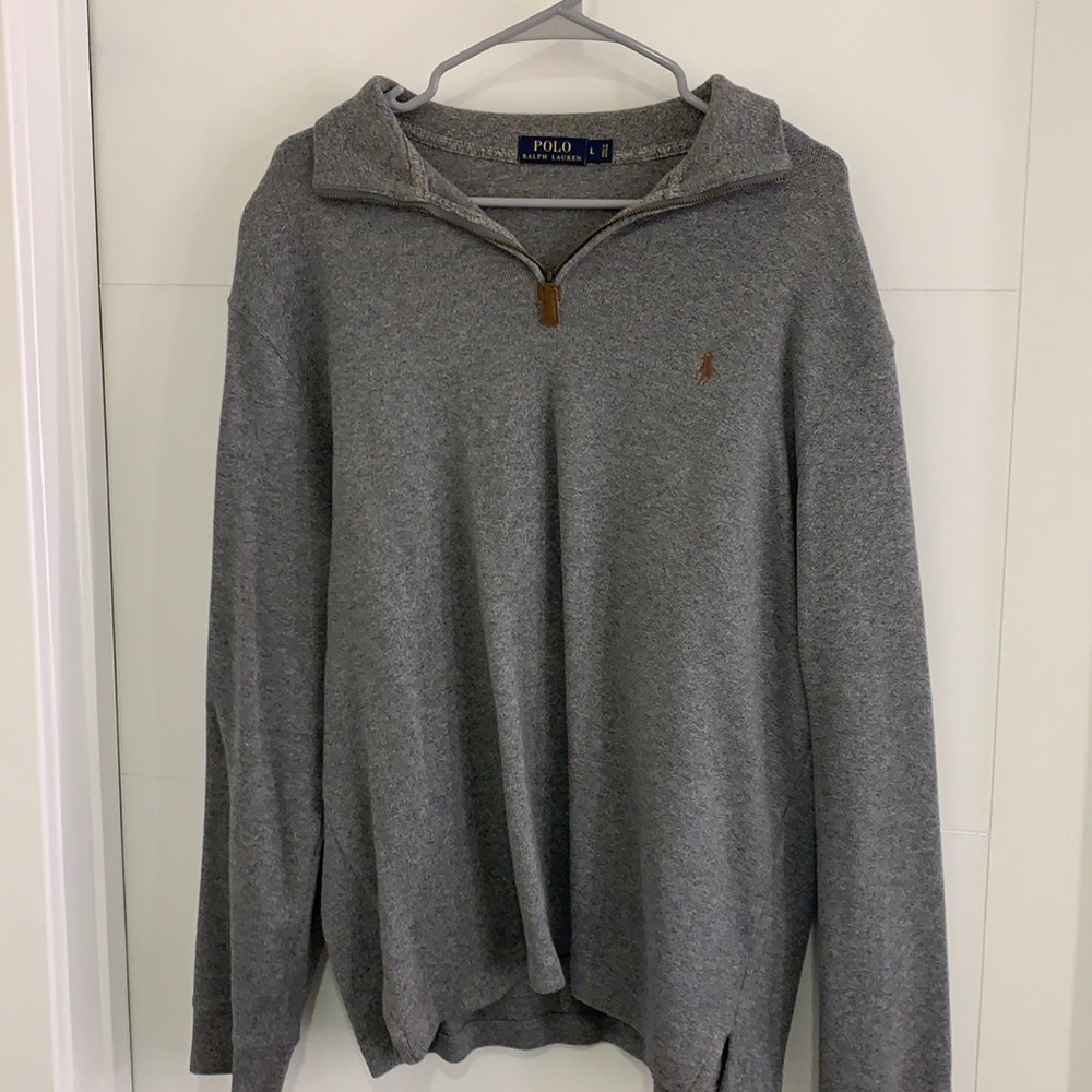 Men’s large polo quarter zip
